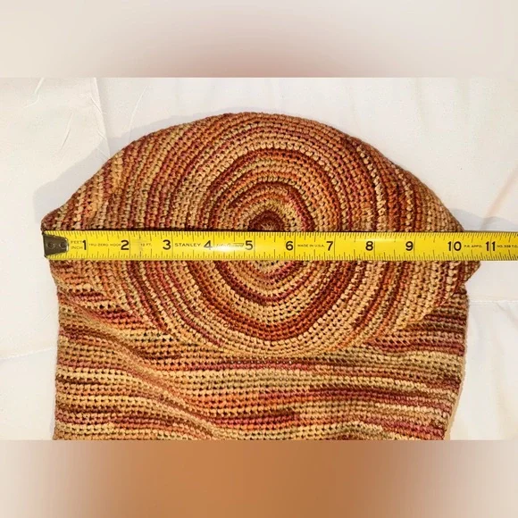 Helen Kaminski 100% Raffia Spiral Weave Shoulder Bag EUC - Picture 8 of 9